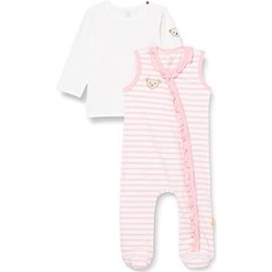 Steiff Babymeisjes set rompers + T-shirt lange mouwen peuter pyjama SWEET LILAC, 74