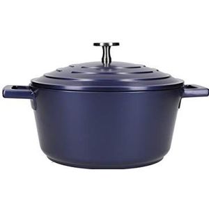 MasterClass Braadpan Blauw - ø 20 cm / 2.5 Liter - Standaard anti-aanbaklaag