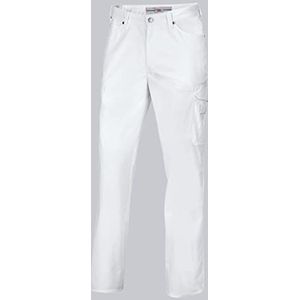BP 1658 686 heren jeans van gemengde stof met stretch wit, maat 48n