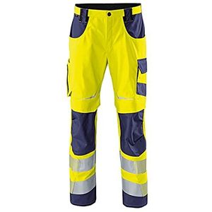KÜBLER Workwear Kübler Reflectiq, PSA 2, werkbroek, waarschuwingsgeel/donkerblauw