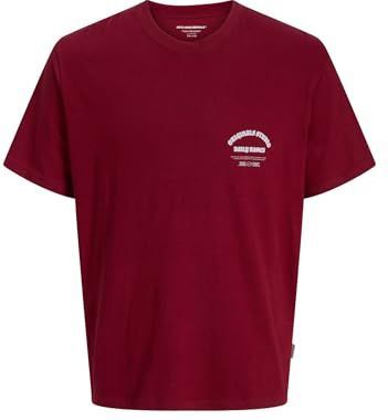 JACK & JONES - JORMEADOWS - Shirt - Lichtblauw/Rood/Wit