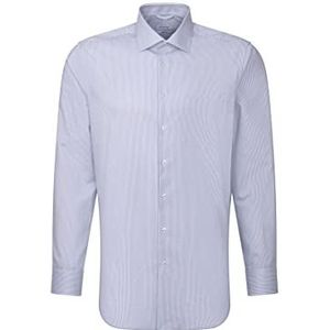 Seidensticker Men's Regular Fit shirt met lange mouwen, lichtblauw, 45, lichtblauw