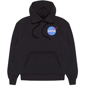 NASA Classic Logo Pullover hoodie, Volwassenen, S-2XL, Zwart, Officiële Koopwaar