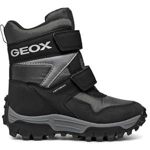 Geox J Himalaya BOY B ABX sneeuwlaars, antraciet/zwart, 1 UK, Antraciet Zwart, 1 UK