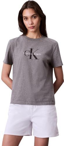 Calvin Klein Jeans Shirt  grijs gemêleerd / zwart / wit