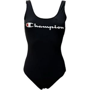 Champion Legacy Icons Swimwear W - Matt Nylon Logo Kostuum, Zwart, M Dames SS24, Zwart, M