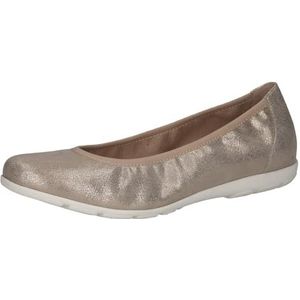 CAPRICE 9-22199-42 Ballerina's voor dames, taupe metallic, 36 EU, taupe metallic, 36 EU