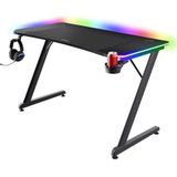 Trust GXT710 Luminus Pro Gaming Bureau - 120x60x76 cm - Zwart - RGB Verlichting