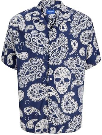 Jordiego Resort Shirt Ss SMU, Ocean Cavern, XS