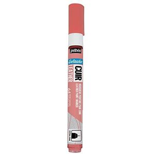 PEBEO - Leder – acryl marker voor leer en kunstleer – Setacolor personalisatietas, schoenen, sneakers – krasbestendig, vouwen, wrijving – mat/gesatineerde afwerking – Sakura-roze