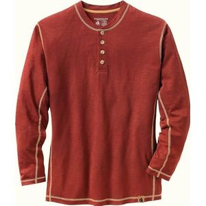 Legendary Whitetails Men's Maverick Slub Henley Shirt, Barnwood, XX-Large