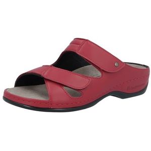 Berkemann Janna pantoffels voor dames, vuur-rood, 41.5 EU