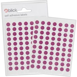 Blick Paarse Cirkel Stickers 8mm (490 Stickers)