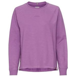 camel active Damesshirt met lange mouwen van puur katoen, paars, XS