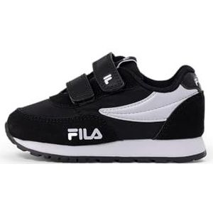 FILA Orbit Revolution Velcro TDL Sneakers voor kinderen, uniseks, zwart, 23 EU