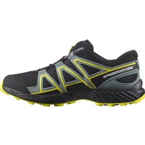 SALOMON Speedcross uniseks-kind Trailloopschoen, Black/Black/Evening Primrose, 31 EU