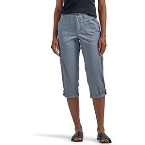 Lee Ultra Lux Comfort Cargo capribroek voor dames met Flex-to-go, 10