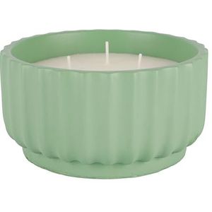 Cosy & Trendy Geurkaars, 3 lonten, groen, 25 uur, cement