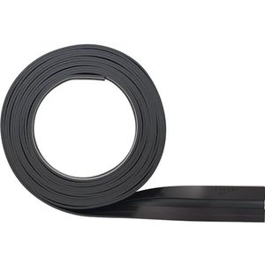 Durable 470801 Magneetstrook Durafix Roll 5 m, zelfklevende strook voor magnetische klemming van documenten, afzonderlijk op maat te knippen, zwart