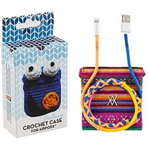 Set Airpods Crochet Hillary + USB-datakabel zalm