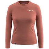 Salewa - Puez Dry Tee W - T-shirt - Rouge Étruscan