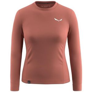 Salewa - Puez Dry Tee W - T-shirt - Rouge Étruscan