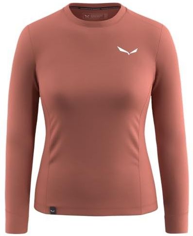 Salewa - Puez Dry Tee W - T-shirt - Rouge Étruscan