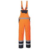 Portwest S489 Twee Kleuren Amerikaanse Overall, Gevoerd, Oranje, Grootte XL