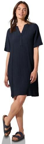 Cecil - Jurk - Blauw - Dames - Korte Mouwen