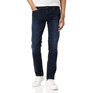 Atelier GARDEUR Heren Sandro Links Twill Slim Jeans, Blauw (Donkerblauw 169), 35W / 34L
