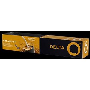 Delta Q BreaQfast Koffiecapsules, verpakking met 10 capsules, 6 stuks