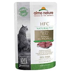 almo nature HFC Natural Plus nat voor katten - pacific tonijn 55 g x 24 stuks, per stuk verpakt (1 x 1,7 kilogram)