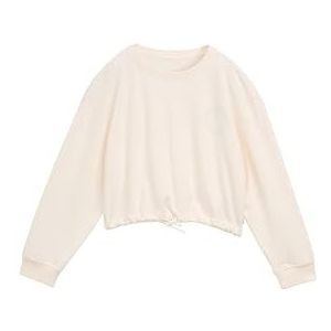 Sweater - Gardenia White - Bovenmateriaal - Met Rijgkoord Bij Zoom