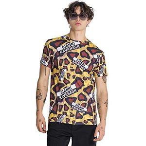 Gianni Kavanagh Meerkleurig Jenga Gk Tee T-shirt voor heren, Meerkleurig, XS