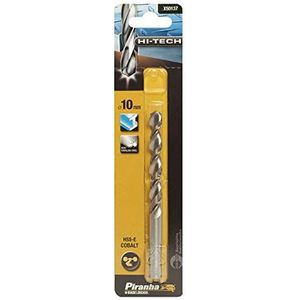 Piranha HSS-E Kobalt Hi-Tech X50137 Metaalboor (voor alle metaalsoorten, boordiameter 10 mm, totale lengte 133 mm, 1 stuk