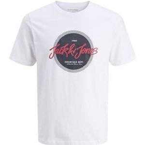 JACK & JONES Jjurban Tee Ss Crew Neck Jnr voor heren, wit, 128