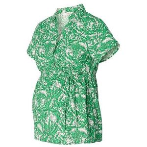 ESPRIT Maternity Blouse Nursing Short Sleeve Allover Print, Helder Groen - 330, 40