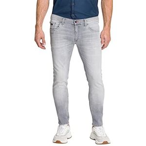 Pioneer Heren broek 5 Pocket Stretch Denim Jeans, Light Grey Fashion, 42W / 30L, Light Grey Fashion, 42W x 30L