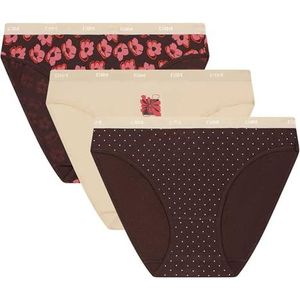 Dim Les Pockets Damesslips van katoen, 3 stuks
