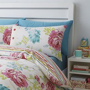 Catherine Lanfield Dekbedovertrek STAB Stitch FLORAL 40x80(2)