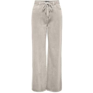 ONLSILLA MW Wide String Pant PNT, Pumice Stone, (XL) W x 32L