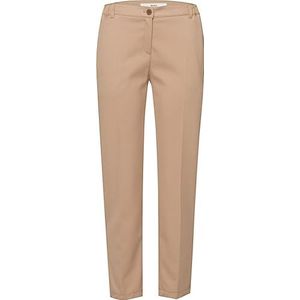BRAX Dames S Style Maron-Wool Touch broek in relaxte silhouet vrijetijdsbroek, camel, 27W / 30L