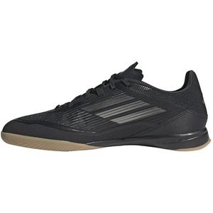 adidas F50 League voetbalschoenen voor dames en heren, Core Black Iron Met Goud Met, 40 2/3 EU