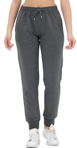 ROSS CAMP - Joggingbroek - Antraciet - Sportbroek - Hoge Taille - Slimfit