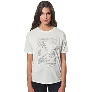 Kaporal T-shirt voor dames, model FILO, gebroken white-maat S, offwhi, S dames