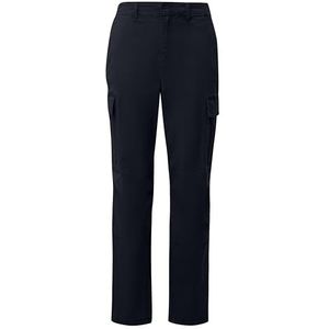 s.Oliver Cargobroek voor dames, rechte pijp, 5959 blauw, 34