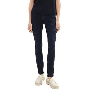 TOM TAILOR Alexa Slim Jeans voor dames, 10173 - Dark Stone Blue Black Denim, 27W x 32L