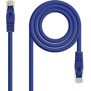 Latigui LSZH Cat.6A UTP Patchkabel AWG24 blauw Lengte 30 cm Ideaal voor installaties die rook- en niet-halogeenvrije materialen vereisen.