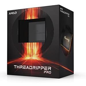 AMD RYZEN THREADRIPPER Pro 5975WX (Boxversie), Freq Max 4,5 GHz, Base-Freq 3,6 GHz, 32 kernen/64 threads, 128 MB Cache L3, 280 W TDP, grijs