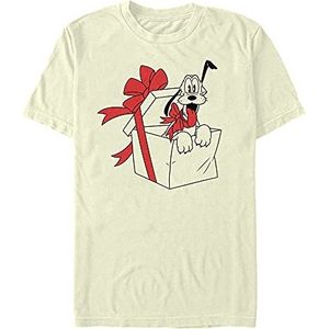Disney Pluto geschenk vulstof T-shirt, crèmekleurig, S heren, Crème, S